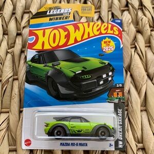 Mazda MX-5 Miata Race Car Hot Wheels Legends Tour Winner Hotwheels Racing 2025 🆕